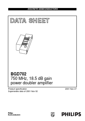 BGD702 Datasheet PDF Philips Electronics