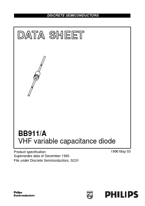 BB911A Datasheet PDF Philips Electronics