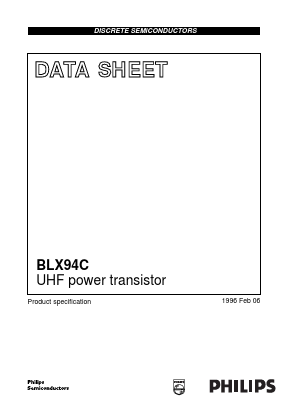 BLF175 Datasheet PDF Philips Electronics