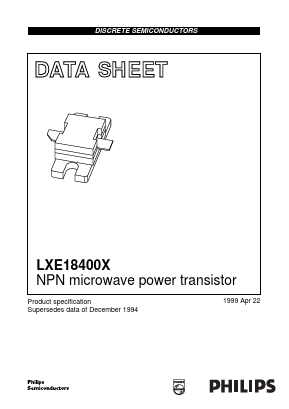 LXE18400X Datasheet PDF Philips Electronics