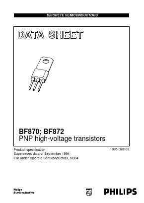 BF870 Datasheet PDF Philips Electronics