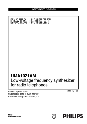 UMA1021AM/C1 Datasheet PDF Philips Electronics