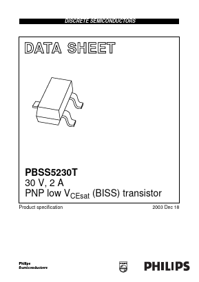 PBSS5230T Datasheet PDF Philips Electronics