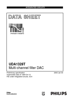UDA1328T Datasheet PDF Philips Electronics