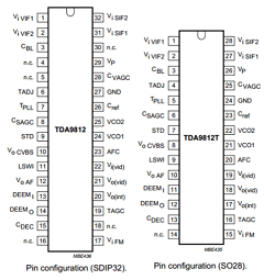 TDA9812T Datasheet PDF Philips Electronics