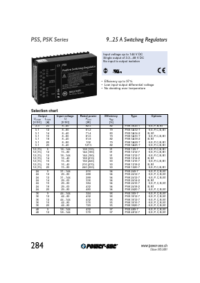PSK5A18-2 Datasheet PDF Power-One Inc.