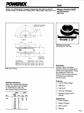 T6200830 Datasheet PDF Powerex