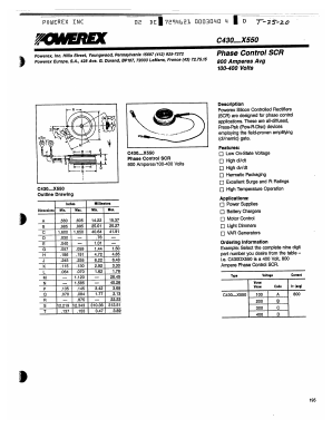 C430B Datasheet PDF Powerex