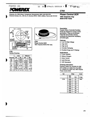 C783CM Datasheet PDF Powerex