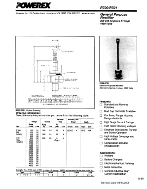 R7001204XXUA Datasheet PDF Powerex