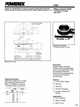 C350B Datasheet PDF Powerex
