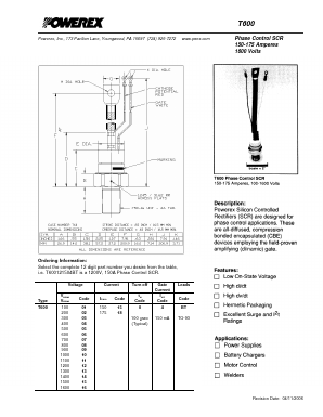 T600071504BT Datasheet PDF Powerex