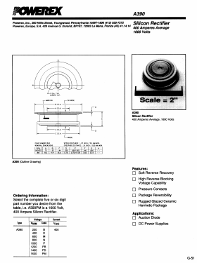 A390D Datasheet PDF Powerex