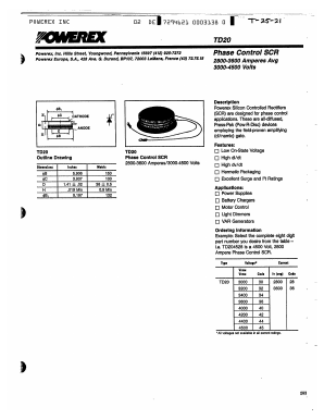 TD203236 Datasheet PDF Powerex