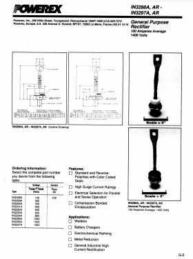 1N3297AR Datasheet PDF Powerex