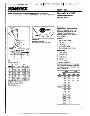 T6300615 Datasheet PDF Powerex