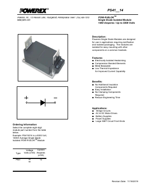 PS415014 Datasheet PDF Powerex