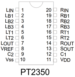 PT2350 Datasheet PDF Princeton Technology