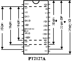 PT2127A-C80 Datasheet PDF Princeton Technology