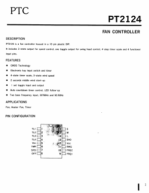 PT2124-F8-NNXI-H Datasheet PDF Princeton Technology