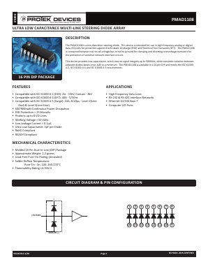 PMAD1108-LF Datasheet PDF ProTek Devices.