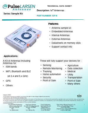 IOT-K Datasheet PDF Pulse Electronics