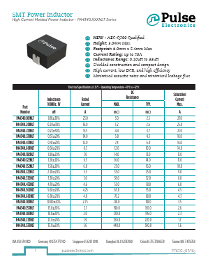 PA4340.223NLT Datasheet PDF Pulse Electronics