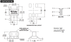 C2073T Datasheet PDF Pulse Electronics