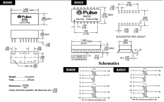 B4008 Datasheet PDF Pulse Electronics