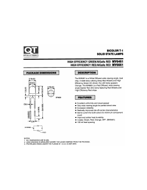 MV6661A Datasheet PDF QT Optoelectronics => Fairchildsemi