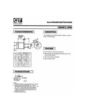 LED55B Datasheet PDF QT Optoelectronics => Fairchildsemi