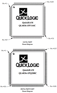 QL4036-3PQ208M Datasheet PDF QuickLogic Corporation