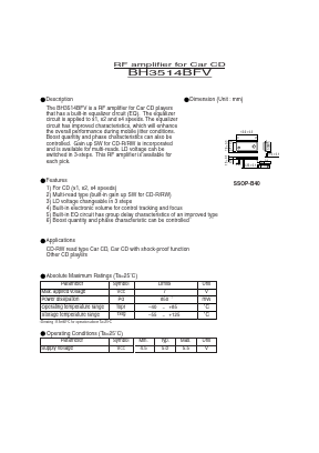 BH3514BFV Datasheet PDF RF Monolithics, Inc