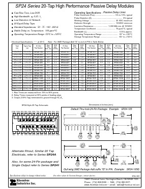 SP24-505 Datasheet PDF Rhombus Industries Inc.