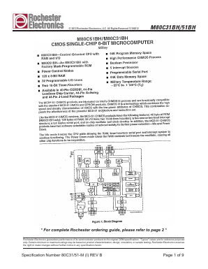M80C21BH Datasheet PDF Rochester Electronics