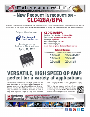 CLC428SMD Datasheet PDF Rochester Electronics