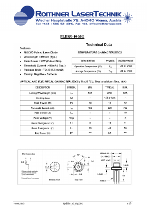 PLD850-10-MG Datasheet PDF Rochester Electronics