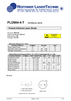 PLD904-4-T Datasheet PDF Rochester Electronics