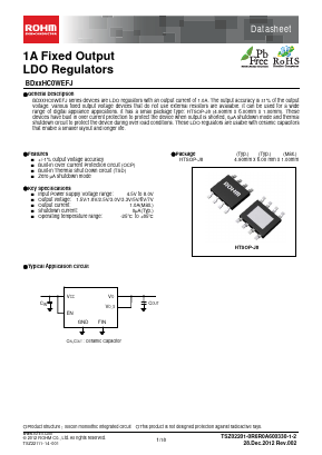 BD33HC0WEFJ Datasheet PDF ROHM Semiconductor
