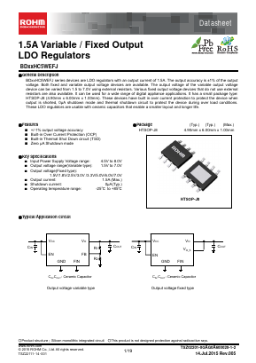 BD18HC5WEFJ-E2 Datasheet PDF ROHM Semiconductor
