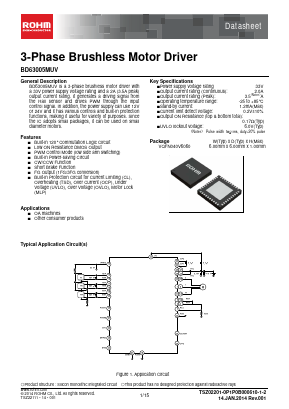 BD63005MUV Datasheet PDF ROHM Semiconductor