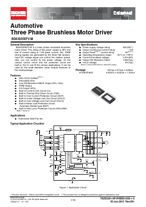 BD63035EFV-ME2 Datasheet PDF ROHM Semiconductor