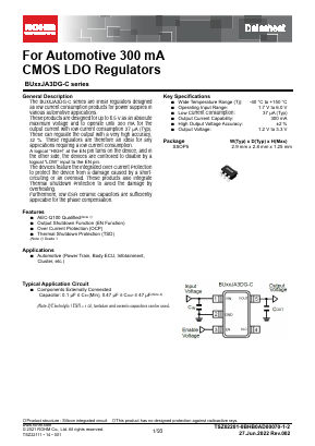BUXXJA3DG-C Datasheet PDF ROHM Semiconductor