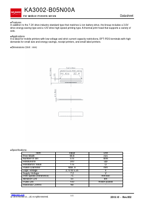 KA3002-B05N00A Datasheet PDF ROHM Semiconductor