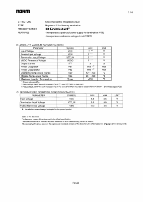 BD3532F Datasheet PDF ROHM Semiconductor