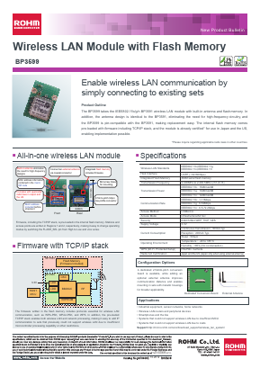 BP3599 Datasheet PDF ROHM Semiconductor
