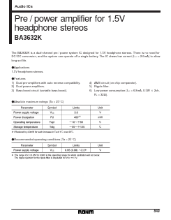 BA3632K Datasheet PDF ROHM Semiconductor