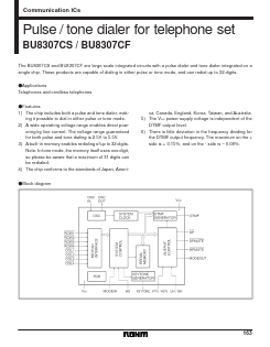BU8307CS Datasheet PDF ROHM Semiconductor