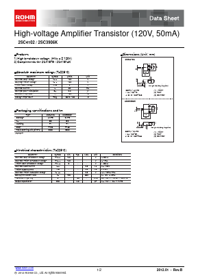 2SC3906K Datasheet PDF ROHM Semiconductor
