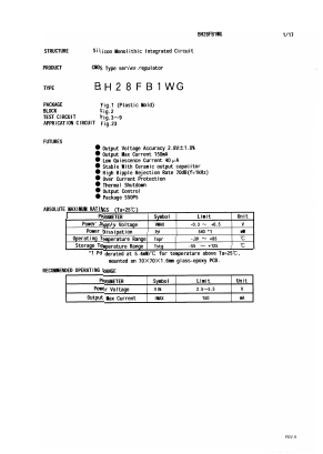 BH28FB1WG Datasheet PDF ROHM Semiconductor